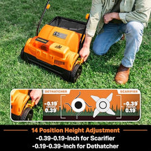 LawnMaster 48V MAX 16-inch Brushless Dethatcher and Scarifier, CLGVB4816