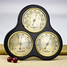 MVUYO Traditional Weather Station, Barometer with Thermometer and Hygrometer No Battery Required Hanging Home