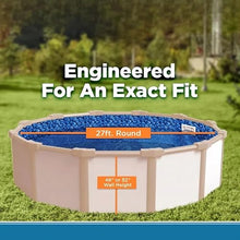 IJOWEEN 27 Foot Overlap Round Above Ground Pool Wall Liner, 30 Gauge Thick