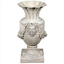 Design Toscano Greek Pan of Olympus Architectural Garden Urns Set of Two Roman Stone
