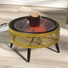 Fire Pit Iron Fire Pit for Outdoor Heater Winter Indoor Stove Creative Leisure Barbecue Smoke Free Charcoal Braziers