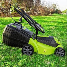 12-Inch Electric Lawn Mower Corded Electric Walk-Behind Push Mower Portable Outdoor Corded Electric Lawn Mower