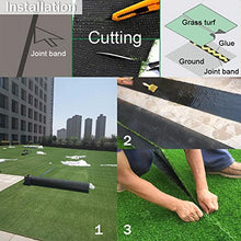 Petgrow Realistic Artificial Grass Rug 1.37" Height 13x82FT