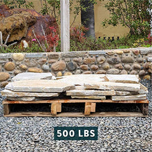 Landscape Patio Flagstone | 2000 Pounds | Natural Rock Pathway Stepping Stone Slabs for Gardens, Terrariums, Landscape Design, Driveway Pavers and Walkway Steppers (Silver Quartzite)