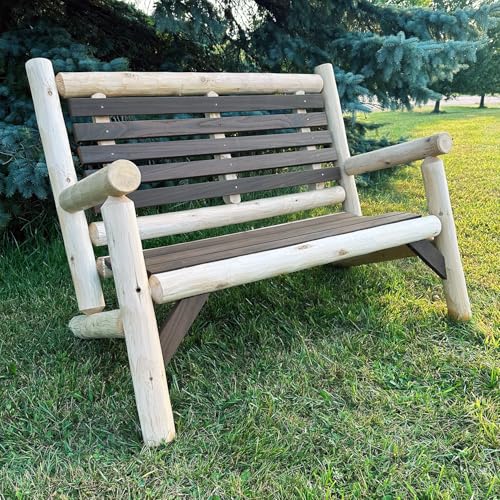 Cedar Log 4 Foot Loveseat by Lakeland Mills Furniture Co
