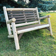 Cedar Log 4 Foot Loveseat by Lakeland Mills Furniture Co