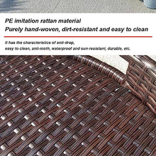 Round Perforated Water Floating Breakfast Tray, Large-Capacity Rattan Dinner Plate, Home Pool Villa Fruit Basket, Outdoor Party Photo,Brown,80CM