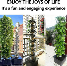 Hydroponic Tower Growing Sytem, Indoor Grow System with Grow Lights and Stands, Soilless Cultivation Grow Tower, 45 Holes Aeroponics Growing Kit