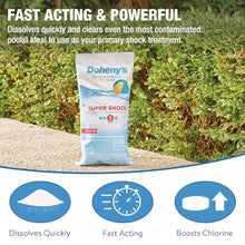 Doheny's Super Pool Shock Pro-Grade Chlorine 68% Cal-Hypo Granular 100lb