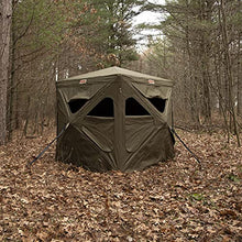 CAGE PERMANENT HUB BLIND R30 Hunting Blind Olive Tan