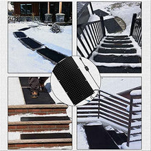 Snow Melting Mat for Snowy Paths to Hot Tubs,Heated Outdoor Walkway Stair Snow Melting Pad,Melts 2 Inches o of Snow Per Hour,Anti-Slip Traction,Prevents Ice Accumulation,20 * 30inch(50.8 * 76.2cm)