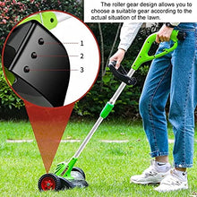 AMYYTL Electric Grass Trimmer Grass Mower Edging Tool Electric Small Household Lawn Mower Rechargeable Multifunctional Lawn Mower Adjustable Mowing Height
