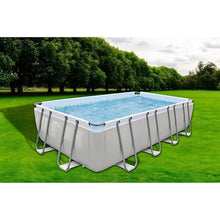 18 x 10 Foot Above Ground Rectangular Steel Frame Swimming Pool