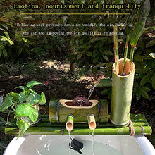 Garden Water Feature Bird Bath Feng Shui Bamboo Fountain Can Decorate Your Zen Garden,Home and Office Make It Look Particularly Interesting,11(75Cm/29.5In)
