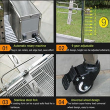 HQHAOTWU Barbecue Stove, Stainless Steel BBQ Grill, Electric Barbecue Grill and Stove Outdoor for Family Gatherings, Outdoor Picnics, Camping, 110V