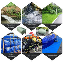 TBLOTYD Foldable Portable Soft Water Bag Cistern Water Tank 20 600 1000 2600 Gallon Water Storage Bladder System Bag, Outdoor Garden Farm Winter Emergency Water Pouches Coll