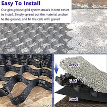 ZoyrA 6x10m Geogrid for Road and Garden Edging H-10cm