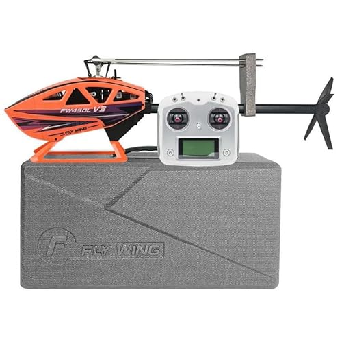 Helidirect FlyWing RC Helicopter FW450 V3 with H1-GPS Controller RTF Orange
