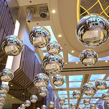 LXLIGHTS RT-OSXE Reflective Garden Gazing Balls, Indoor Outdoor Garden Decoration Crafts Ornaments Hollow Stainless Steel Ball, 1.5mm Seamless Hollow Polished Reflection Globe, 20 Sizes