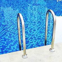 Stainless Steel Pool Ladder Swimming Pool Handrail with Anti-Slip Protection Diameter 42mm Tube Wall Thickness 1mm Need to be Embedded/Silver / 2 Step (Silver 3 Step) (Silver 2 Step)