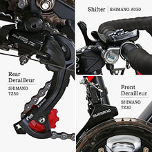 EUROBIKE Dual Disc Brake XC550 Road Bike 21 Speed Shifting System 54Cm Steel Frame 700C 3-Spoke Wheels Bicycle Blackwhite