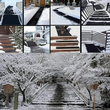 WRTYHGVGT Snow Melting mats Outdoor, Slip-Proof Snow and Ice Melting Mats, 10in x 30in Heated Walkway Mat, for Steps, Doorways Snow Removal (Color : 5pack)