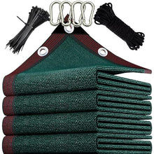 LJTGFHP 90% Shading Rate 6 x 200 ft Dark Green Shade Cloth,UV Resistant Durable Mesh Tarp with Grommets&Reinforced Edges, Shade Net Using for Plants Cover, Greenhouse, Dog Kennel, Patio, Chicken House