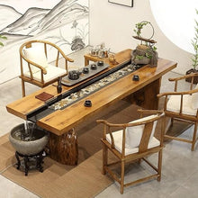 FURUIM2024M Chinese Kung Fu Circulating Water Tea Table Fish Farming(Small)