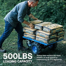 Landworks Electric Utility Cart, 500 lb Load
