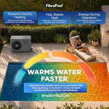 FibroPool Pool Heat Pump - 55,000 BTU Electric - FH255 - Titanium