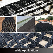 ZHOUHONG 2 Inch Garden Walkway Grid, Stone Gravel Grid for Slopes/Paths/Patios/Steep Driveway, Geo Grid Soil Round Stabilizer Paver Base Mud Control (Color : W x L, Size : 6x10 m/20x33 ft)