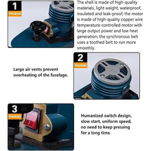 Qiokoith Electric Glass Edging Machine, 800W Portable Small Glass Edger Machine, for Marble Stone Tile (Blue)