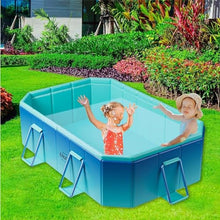 Foldable Dog Pet Bath Pool Dog Pet Pool Bathing Tub Kiddie Pool Doggie Wading Pool for Puppy Small Medium Large Dogs Cats and Kids(Size:8.5 * 5.4 * 1.8FT)