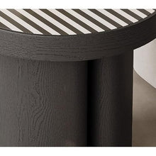CHmrfvqtus Couch Side Table Retro Storage Table Round Small Side Living Room Creative Art Balcony