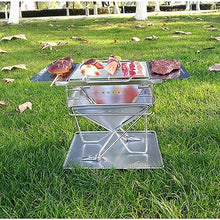 Barbecue Charcoal Grill Barbecue Fire Pit with Storage Bag, Height Adjustable Barbecue Shelf, Charcoal Grill for Outdoor Cooking Camping Beach Picnic Backyard Small Folding