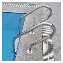 LMMIAMZ Heavy Duty Stainless Steel Swimming Pool Ladder - Non-Slip 2/3 Step with Handrail, 1.5mm Tube Wall, Durable Pool Steps for Easy Access & Safety - Silver Finish