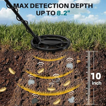 UYCVT Metal Detector, Underground Metal Detector Gold LCD Search Target Id Max Depth Treasure Hunting Pinpointer Waterproof Locate Model