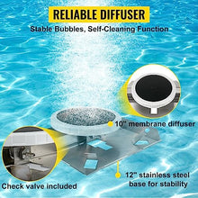 Pond Aerator Lake Pond Aeration Kit w/ 1/2 H-P Pump 100' Tube 10" Diffuser Pond & Fountain Pumps Ponds & Water Features(0.75HP)
