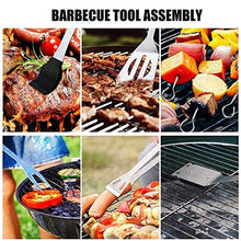 Feiyxu Grill Accessories, BBQ Tools Set, 26 PCS Grill Set BBQ Tools Gifts for Men & Women, Grilling Tools Set for Outdoor Grill, Stainless Steel BBQ Kit,Grill Utensils Set for Dad