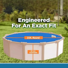 IJOWEEN 21 Feet Round Overlap Expandable Style Above Ground Swimming Pool Liner