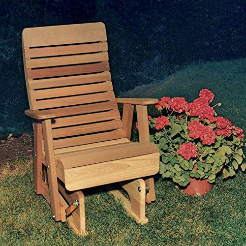 Cedar Twin Ponds Rocking Glider Finish: No Finish
