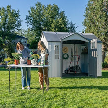 Lifetime Outdoor Storage Shed, 10 x 8 Foot, Gray