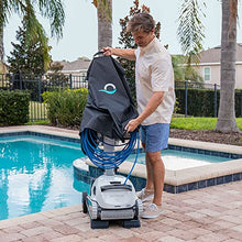 Dolphin Explorer E50 Wi-Fi Robotic Pool Vacuum Cleaner with Caddy & Cover White