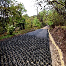 2" HDPE Gravel Stabilizing Geo Cell Permeable Ground Grid Heavy Duty Foundation Support for Driveway Walkway Patio Slope Parking Outdoor Erosion Control & Soil Stabilization(6x10m(20x33ft))