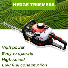 WEIMILOR 23.66cc 2 Cycle Gas Hedge Trimmer 1500-Hour Durable Blades, Double-Layer Air Filter Protection, Cuts 2" Branches Effortlessly - Low Vibration Design