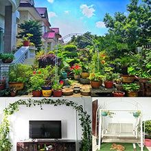 HXYONGN Metal Garden Arch,Rack Plants Flower Rose Climbing Support Stand, Wedding Arch for Roses, Climbers, Fruit, Archway, with Base(1.4 * 2.3m)