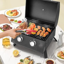 YUIPMHFD Patio Camping Travel Grill BTU Portable Propane Gas BBQ Grills Family Outdoor