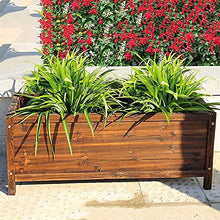 ZOCWJK Wooden Raised Garden Bed Planter Box Stand for Vegetable Planting and Flower Display Outdoor Plant Stand Storage Rack for Patio Lawn Backyard Elevated Plant Box for Garden,Colora