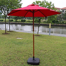 USZWBY Outdoor Garden Parasols Garden Parasol Umbrella with Pulley System,Outdoor Sun Shade for Beach,Pool,Patio,Round Sunscreen UV40+ (Diameter 2.7m)