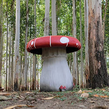 HOUSINGOD 20.8'' High Mushroom Table Over Sized Garden Mushroom Sculpture